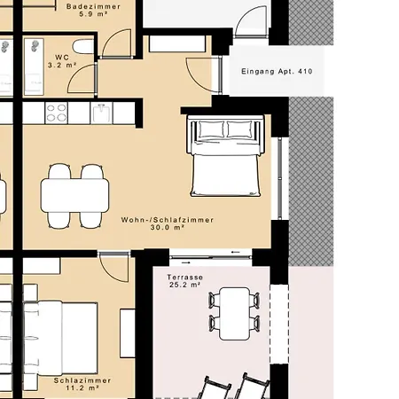 Nautilus-bay - Zweizimmer-suite 410 アパート *